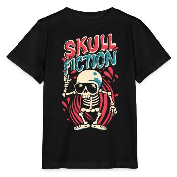 Skull Fiction Skull Skull Art - T-shirt bio MINI CREATOR Stanley/Stella Enfant - noir - Devant - Mikhail (115cm)