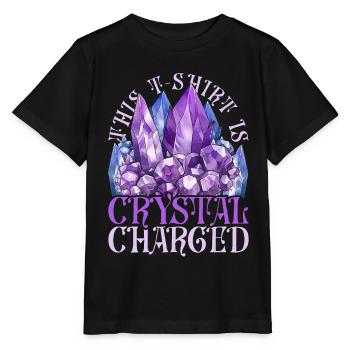 Cristaux de guérison de cristal - T-shirt bio MINI CREATOR Stanley/Stella Enfant - noir - Devant - Mikhail (115cm)