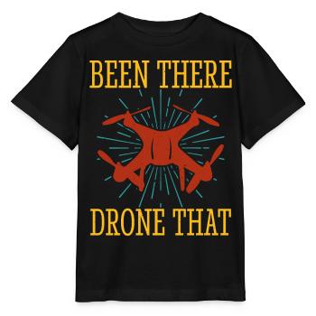 Drohne - Stanley/Stella Kinder T-Shirt MINI CREATOR  - Schwarz - Vorne - Mikhail (115cm)
