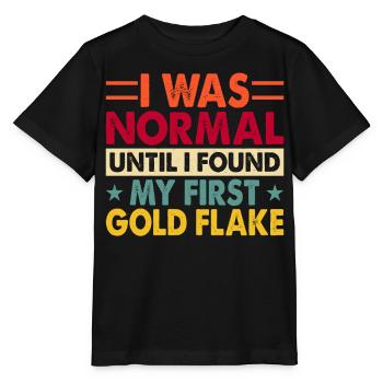gold panning gold panner gold prospector gold prospector - Stanley/Stella MINI CREATOR Kids’ T-Shirt - black - Front - Mikhail (115cm)