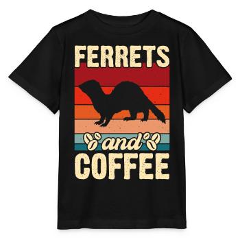 Furet - T-shirt bio MINI CREATOR Stanley/Stella Enfant - noir - Devant - Mikhail (115cm)