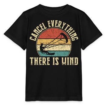 Kitesurf Kitesurfer Kiteboard Kitesurfen - Stanley/Stella Kinder T-Shirt MINI CREATOR  - Schwarz - Vorne - Mikhail (115cm)