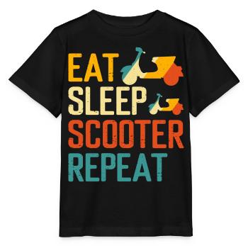 Scooter Scooter Rider Scooter - Stanley/Stella MINI CREATOR Kids’ T-Shirt - black - Front - Mikhail (115cm)
