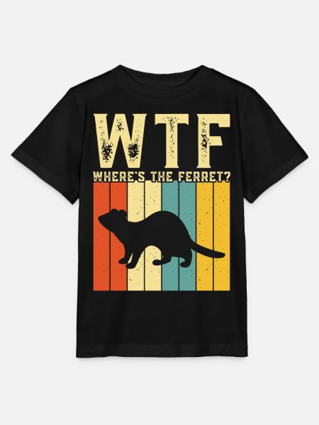 Frettchen - Stanley/Stella Kinder T-Shirt MINI CREATOR - Schwarz