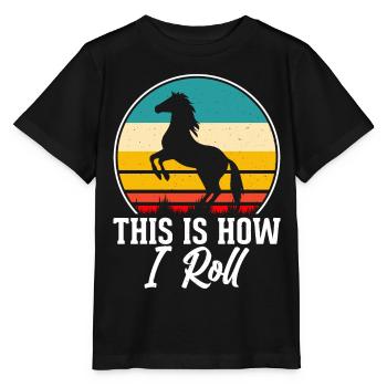 Équitation - T-shirt bio MINI CREATOR Stanley/Stella Enfant - noir - Devant - Mikhail (115cm)