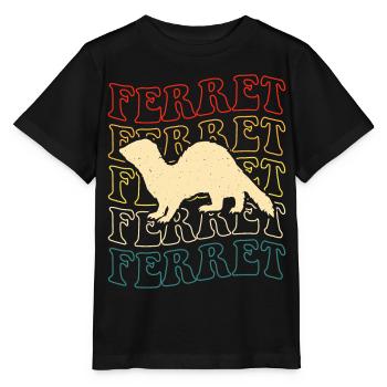 Furet - T-shirt bio MINI CREATOR Stanley/Stella Enfant - noir - Devant - Mikhail (115cm)