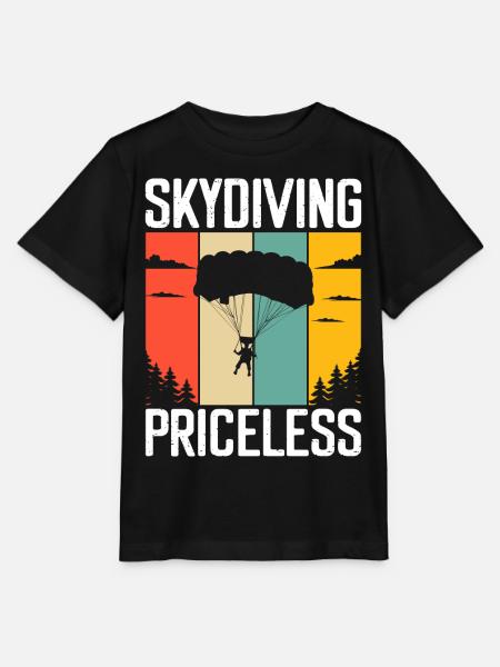 Skydiving - Stanley/Stella Kinder T-Shirt MINI CREATOR - Schwarz