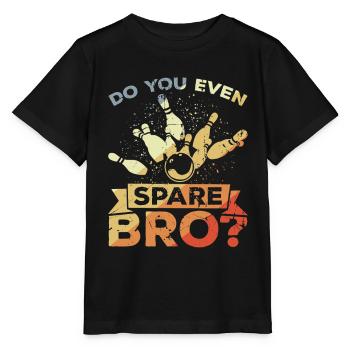 Bowler Saying - Stanley/Stella MINI CREATOR Kids’ T-Shirt - black - Front - Mikhail (115cm)
