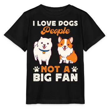 Chiens Chien - T-shirt bio MINI CREATOR Stanley/Stella Enfant - noir - Devant - Mikhail (115cm)
