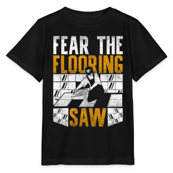 Floor layers, tilers, screed layers - Stanley/Stella MINI CREATOR Kids’ T-Shirt - black - Front - Mikhail (115cm)