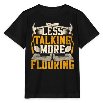 Floor layers, tilers, screed layers - Stanley/Stella MINI CREATOR Kids’ T-Shirt - black - Front - Mikhail (115cm)