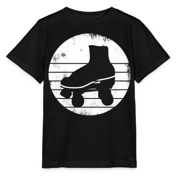 Roller Skates Drawing - Stanley/Stella MINI CREATOR Kids’ T-Shirt - black - Front - Mikhail (115cm)