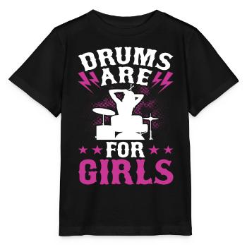 Batterie Batteur Batteur - T-shirt bio MINI CREATOR Stanley/Stella Enfant - noir - Devant - Mikhail (115cm)