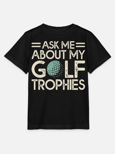 Golf Golfer - Stanley/Stella Kinder T-Shirt MINI CREATOR - Schwarz