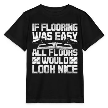 Floor layers, tilers, screed layers - Stanley/Stella MINI CREATOR Kids’ T-Shirt - black - Front - Mikhail (115cm)
