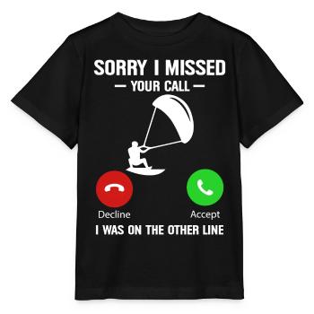 Kitesurf Kitesurfer Kiteboard Kitesurfen - Stanley/Stella Kinder T-Shirt MINI CREATOR  - Schwarz - Vorne - Mikhail (115cm)
