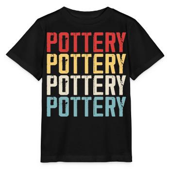 Poterie Poterie Poterie - T-shirt bio MINI CREATOR Stanley/Stella Enfant - noir - Devant - Mikhail (115cm)