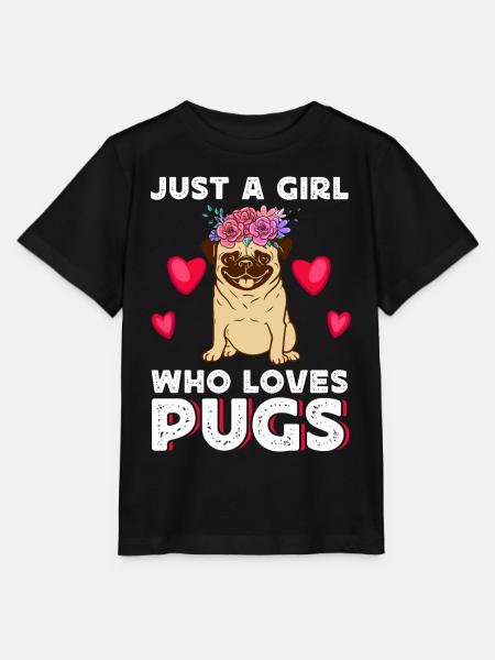 Mops - Stanley/Stella Kinder T-Shirt MINI CREATOR - Schwarz