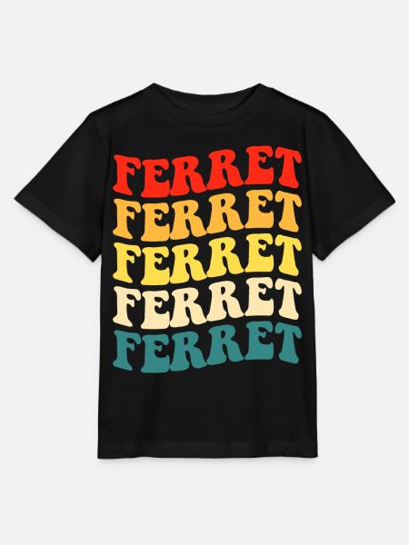 Frettchen - Stanley/Stella Kinder T-Shirt MINI CREATOR  - Schwarz