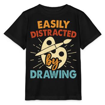 Artiste peintre - T-shirt bio MINI CREATOR Stanley/Stella Enfant - noir - Devant - Mikhail (115cm)
