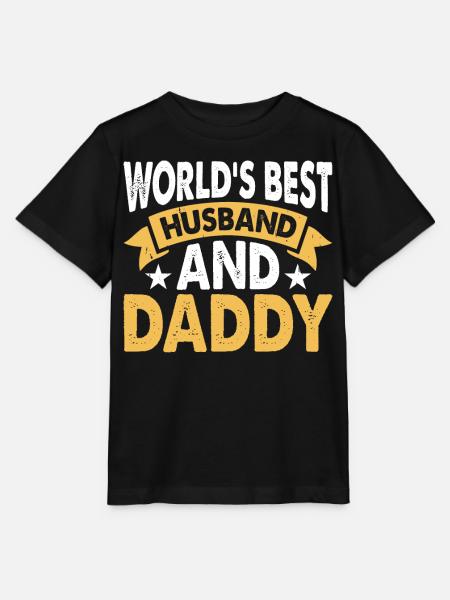Bester Papa Ehemann - Stanley/Stella Kinder T-Shirt MINI CREATOR - Schwarz