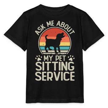 Dog Dogs - Stanley/Stella MINI CREATOR Kids’ T-Shirt - black - Front - Mikhail (115cm)