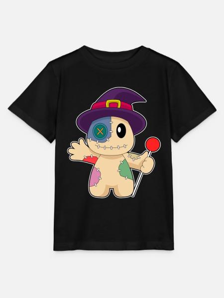 Voodoo Puppe Halloween - Stanley/Stella Kinder T-Shirt MINI CREATOR - Schwarz