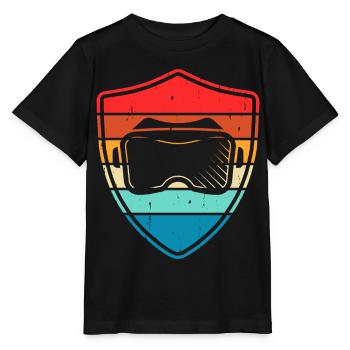 Réalité virtuelle VR - T-shirt bio MINI CREATOR Stanley/Stella Enfant - noir - Devant - Mikhail (115cm)