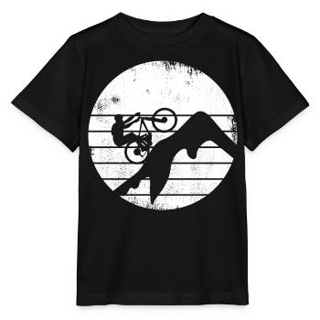 Vététistes - T-shirt bio MINI CREATOR Stanley/Stella Enfant - noir - Devant - Mikhail (115cm)