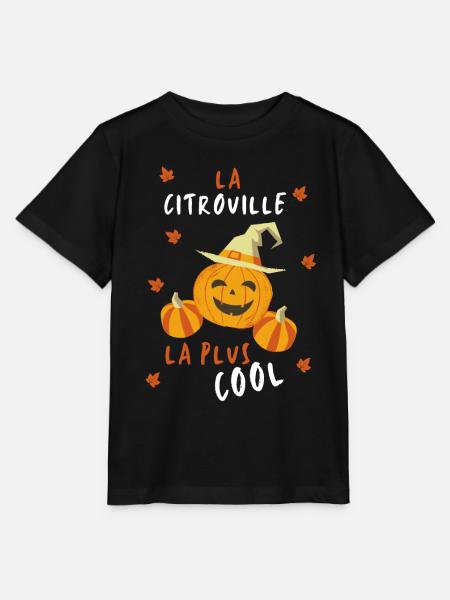 Der coolste Kürbis - Stanley/Stella Kinder T-Shirt MINI CREATOR  - Schwarz