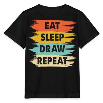 Artiste - T-shirt bio MINI CREATOR Stanley/Stella Enfant - noir - Devant - Mikhail (115cm)
