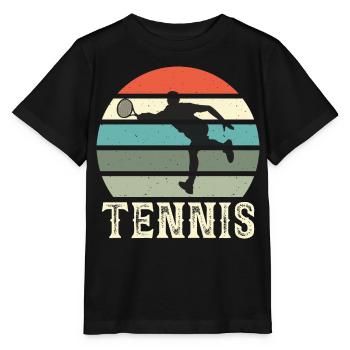 Tennis - Stanley/Stella MINI CREATOR Kids’ T-Shirt - black - Front - Mikhail (115cm)