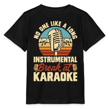 Karaoké - T-shirt bio MINI CREATOR Stanley/Stella Enfant - noir - Devant - Mikhail (115cm)