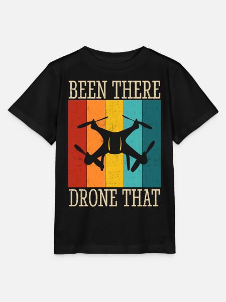Drohne - Stanley/Stella Kinder T-Shirt MINI CREATOR - Schwarz