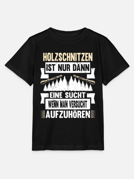 Zimmermann Schreiner Holz - Stanley/Stella Kinder T-Shirt MINI CREATOR - Schwarz