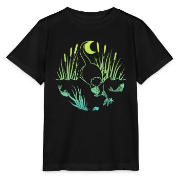 Prise de minuit - T-shirt bio MINI CREATOR Stanley/Stella Enfant - noir - Devant - Mikhail (115cm)