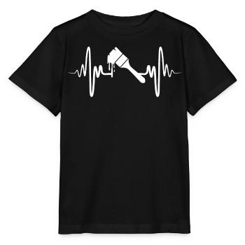 Painter Brush - Stanley/Stella MINI CREATOR Kids’ T-Shirt - black - Front - Mikhail (115cm)