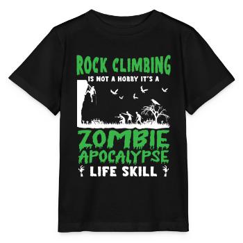 Zombie Apokalypse- Zombie Kostüm- Zombie - Stanley/Stella Kinder T-Shirt MINI CREATOR  - Schwarz - Vorne - Mikhail (115cm)
