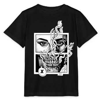 Fin de l’étranger - T-shirt bio MINI CREATOR Stanley/Stella Enfant - noir - Devant - Mikhail (115cm)
