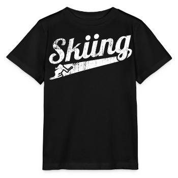 Skieur de compétition - T-shirt bio MINI CREATOR Stanley/Stella Enfant - noir - Devant - Mikhail (115cm)