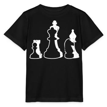 Chess pieces - Stanley/Stella MINI CREATOR Kids’ T-Shirt - black - Front - Mikhail (115cm)