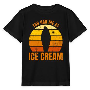 Ice Cream Lovers - Stanley/Stella MINI CREATOR Kids’ T-Shirt - black - Front - Mikhail (115cm)