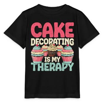 Pâtissier, Pâtissier, Pâtissier - T-shirt bio MINI CREATOR Stanley/Stella Enfant - noir - Devant - Mikhail (115cm)