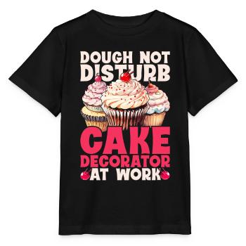 Pâtissier, Pâtissier, Pâtissier - T-shirt bio MINI CREATOR Stanley/Stella Enfant - noir - Devant - Mikhail (115cm)