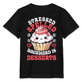 Cake Artist Pâtissier Pâtissier Pâtissier - T-shirt bio MINI CREATOR Stanley/Stella Enfant - noir - Devant - Mikhail (115cm)