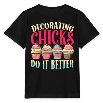 Pastry Chef Cake Artist - Stanley/Stella MINI CREATOR Kids’ T-Shirt - black - Front - Mikhail (115cm)