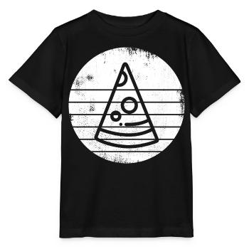 Pizza - Stanley/Stella MINI CREATOR Kids’ T-Shirt - black - Front - Mikhail (115cm)