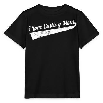 Découpe de viande - T-shirt bio MINI CREATOR Stanley/Stella Enfant - noir - Devant - Mikhail (115cm)
