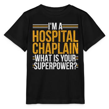 Kaplan Kleriker Pfarrer - Stanley/Stella Kinder T-Shirt MINI CREATOR  - Schwarz - Vorne - Mikhail (115cm)