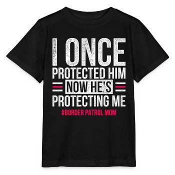 Border Guard, Border Guard, Mother - Stanley/Stella MINI CREATOR Kids’ T-Shirt - black - Front - Mikhail (115cm)